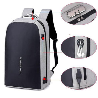 USB Charge Anti Theft Backpack