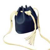 Tassel Satchel Women Shoulder Bag With One Purse
