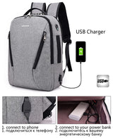 Obsine Anti Theft Backpack With Usb Charger