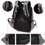 KAKA 2019 Fashion USB Charging Anti theft Backpack