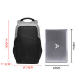KAKA 2019 Fashion USB Charging Anti theft Backpack