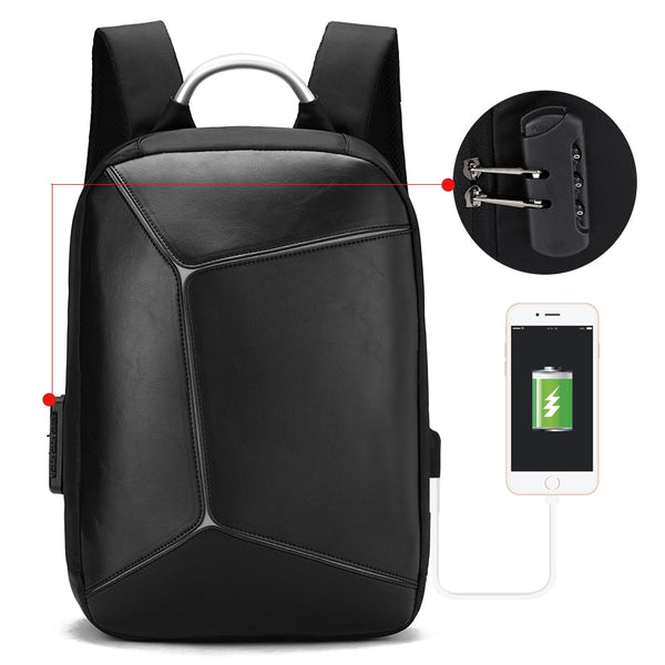 Large Durable Water Resistant Anti-Theft College Backpack