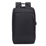 Fashion men 15.6 inch usb charging anti theft business laptop backpack