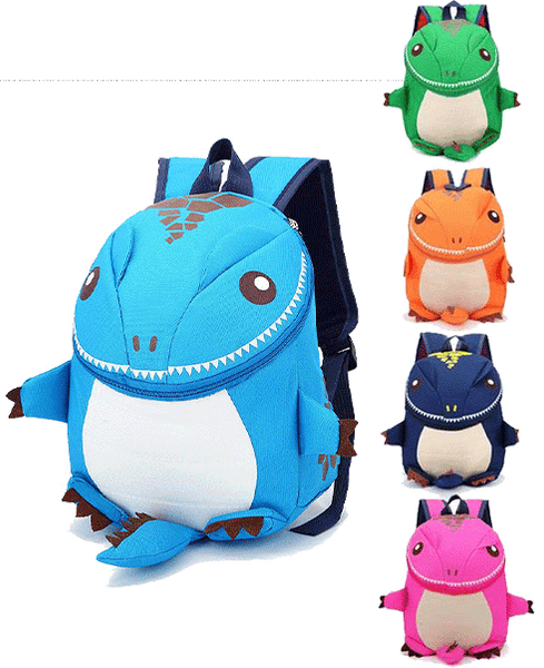 3D Cartoon Dinosaur Kids Animal SchoolBag