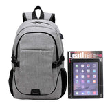 Anti Theft Lightweight Business Laptop Backpack With USB Charging Port