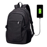 Anti Theft Lightweight Business Laptop Backpack With USB Charging Port