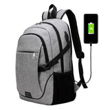 Anti Theft Lightweight Business Laptop Backpack With USB Charging Port