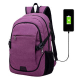 Anti Theft Lightweight Business Laptop Backpack With USB Charging Port