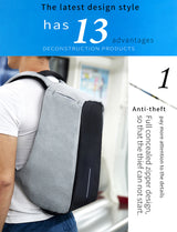 KALIDI Waterproof Anti theft USB Charging Laptop Backpack