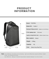 Tigernu Anti theft Male  Waterproof Laptop Backpack