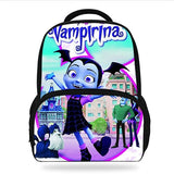 Cartoon Vampirina Teenage Girls School Bag