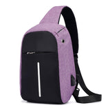 Hacmpoehue Single Shoulder  Anti-theft Backpack