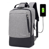 Fashion men 15.6 inch usb charging anti theft business laptop backpack