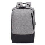 Fashion men 15.6 inch usb charging anti theft business laptop backpack