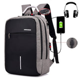 Water Resistant Anti-theft Business Laptop Backpack with USB Charging Port & Lock