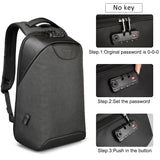 No Key Anti theft TSA Lock Fashion Men Backpacks